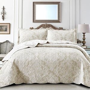 Latitude Vive Reversible Bedspread Beige Super King Latitude Vive Reversible Bedspread Beige Super King