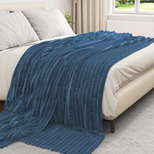 Vidaxl Throw Blanket White 270 X 240 Cm Fleece Navy Blue 240cm x 220cm Vidaxl Throw Blanket White 270 X 240 Cm Fleece Navy Blue 240cm x 220cm