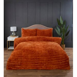 Fairmont Park Aliyas Chunky Ribbed Duvet Set Burnt Orange King Duvet Cover Set Fairmont Park Aliyas Chunky Ribbed Duvet Set Burnt Orange King Duvet Cover Set