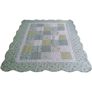 Fleur De Lis Living Derosier Patchwork Blanket Multicolor 200 x 250cm Fleur De Lis Living Derosier Patchwork Blanket Multicolor 200 x 250cm