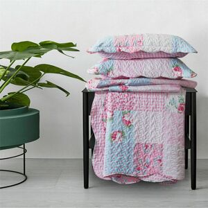 August Grove Orear Bedspread Set with Pillow Pink Double August Grove Orear Bedspread Set with Pillow Pink Double
