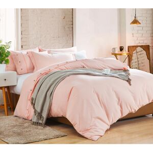 Hykkon Salvatore Duvet Cover Peach Kingsize Hykkon Salvatore Duvet Cover Peach Kingsize