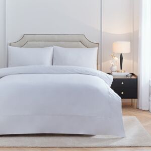 Paoletti Super King Elara Duvet Cover Set - Cotton White Bedding Paoletti Super King Elara Duvet Cover Set - Cotton White Bedding