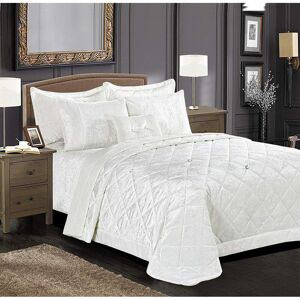 Canora Grey Analey Microfibre Modern & Contemporary Bedspread Set White 255 x 275 cm Canora Grey Analey Microfibre Modern & Contemporary Bedspread Set White 255 x 275 cm