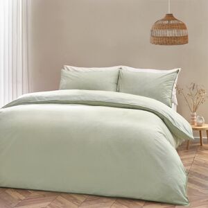 17 Stories Mugurel Plain Weave 144 TC Duvet Cover Set Green Super King - 2 Standard Pillowcases 17 Stories Mugurel Plain Weave 144 TC Duvet Cover Set Green Super King - 2 Standard Pillowcases