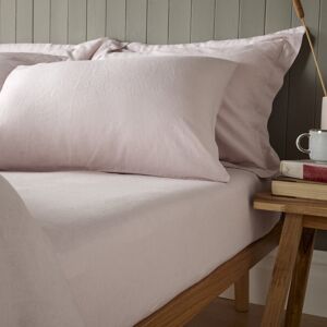 17 Stories Syvester Linen Blend Standard Fitted Sheet Rose Double (4'6) 17 Stories Syvester Linen Blend Standard Fitted Sheet Rose Double (4'6)