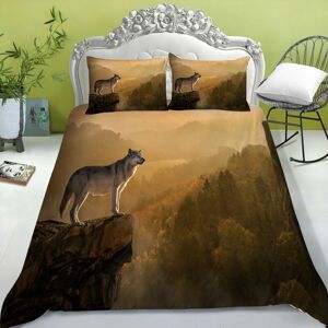East Urban Home Home Textiles Wolf Duvet Cover 220 x 240cm Duvet Cover + 2 Housewife Pillowcases East Urban Home Home Textiles Wolf Duvet Cover 220 x 240cm Duvet Cover + 2 Housewife Pillowcases