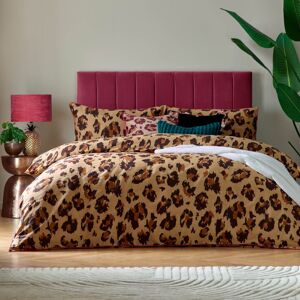 furn. True Leopard Cotton Blend Duvet Cover Set Set Brown Kingsize Duvet Cover Set + 2 Pillowcases furn. True Leopard Cotton Blend Duvet Cover Set Set Brown Kingsize Duvet Cover Set + 2 Pillowcases