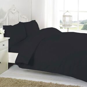 Ebern Designs Brittneyann Duvet Cover Set Black Super King Duvet Cover + 2 Standard Pillowcases Ebern Designs Brittneyann Duvet Cover Set Black Super King Duvet Cover + 2 Standard Pillowcases