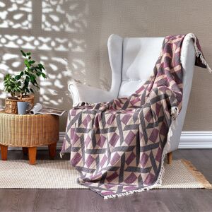 Corrigan Studio Batholo Throw Plum Purple 130cm W X 190cm L Corrigan Studio Batholo Throw Plum Purple 130cm W X 190cm L