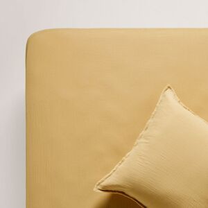 Madura Lou 300 Cotton 100% Fitted Sheet Golden Yellow European Double (140 x 200 cm) Madura Lou 300 Cotton 100% Fitted Sheet Golden Yellow European Double (140 x 200 cm)