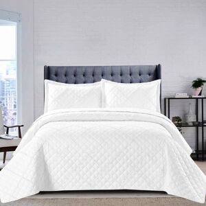 Brayden Studio Dez Plain Weave Modern & Contemporary Bedspread Set White 230 x 290 cm Brayden Studio Dez Plain Weave Modern & Contemporary Bedspread Set White 230 x 290 cm