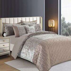 Rosdorf Park Aerith Velvet 3 Piece Duvet Cover Set Mink Super King Duvet Cover + 2 Standard Pillowcases Rosdorf Park Aerith Velvet 3 Piece Duvet Cover Set Mink Super King Duvet Cover + 2 Standard Pillowcases