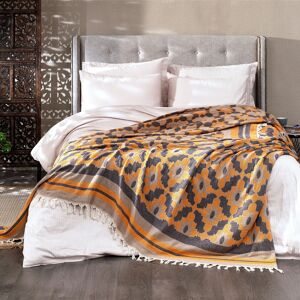 World Menagerie Marylou Leyla Blanket Orange W220 x L245cm World Menagerie Marylou Leyla Blanket Orange W220 x L245cm