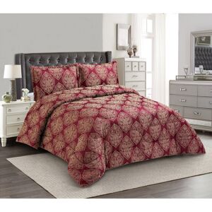 Astoria Grand Casarez Burgundy Jacquard 3 Piece Bedspread Set Burgundy 220 x 240cm Bedspread + 2 Pillowcases Astoria Grand Casarez Burgundy Jacquard 3 Piece Bedspread Set Burgundy 220 x 240cm Bedspread + 2 Pillowcases