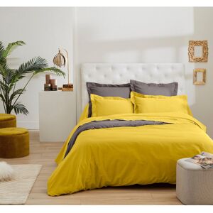 17 Stories Hazelann 100% Cotton 120 TC Reversible Duvet Cover Yellow 220 x 240cm Duvet Cover 17 Stories Hazelann 100% Cotton 120 TC Reversible Duvet Cover Yellow 220 x 240cm Duvet Cover