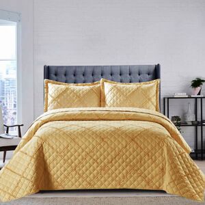 Brayden Studio Dez Plain Weave Modern & Contemporary Bedspread Set Mustard 230 x 290 cm Brayden Studio Dez Plain Weave Modern & Contemporary Bedspread Set Mustard 230 x 290 cm