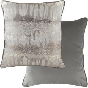 Evans Lichfield Abstract Scatter Cushion With Filling Steel Grey/Feather 56cm H x 56cm W x 1cm D Evans Lichfield Abstract Scatter Cushion With Filling Steel Grey/Feather 56cm H x 56cm W x 1cm D