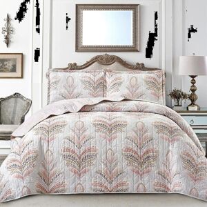 Marlow Home Co. Reversible Bedspread Pink Double Marlow Home Co. Reversible Bedspread Pink Double