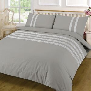 17 Stories Fienley Duvet Cover Set Luxury Double Bedding Set 100% Egyptian-Quality Cotton Percale 200TC Grey Super King Duvet Cover + 2 Standard Pillowcases 17 Stories Fienley Duvet Cover Set Luxury Double Bedding Set 100% Egyptian-Quality Cotton Percale 200TC Grey Super King Duvet Cover + 2 Standard Pillowcases
