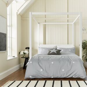 Helena Springfield Tufted Star Duvet Cover Set Grey Single Duvet Cover + 1 Pillowcase Helena Springfield Tufted Star Duvet Cover Set Grey Single Duvet Cover + 1 Pillowcase