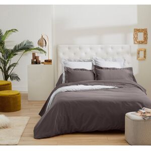 17 Stories Hazelann 100% Cotton 120 TC Reversible Duvet Cover Grey 220 x 240cm Duvet Cover 17 Stories Hazelann 100% Cotton 120 TC Reversible Duvet Cover Grey 220 x 240cm Duvet Cover