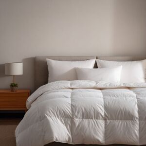 MHG Living 13.5 Tog Duck Feather & Duvet – Cotton Proof Cover Winter Warm Quilt - Single/Double/King/Super King White Double MHG Living 13.5 Tog Duck Feather & Duvet – Cotton Proof Cover Winter Warm Quilt - Single/Double/King/Super King White Double