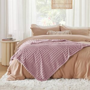 Fairmont Park Aanuoluwa Soft Wool Blanket Pink 200cm W X 150cm L Fairmont Park Aanuoluwa Soft Wool Blanket Pink 200cm W X 150cm L