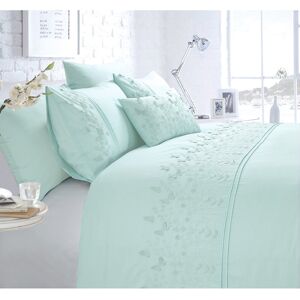 August Grove Butters White 143 TC Duvet Cover Set Blue Super King Duvet Cover + 2 Standard Pillowcases August Grove Butters White 143 TC Duvet Cover Set Blue Super King Duvet Cover + 2 Standard Pillowcases