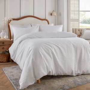 Wylder Nature Georgia Duvet Cover Set - White - Super King Wylder Nature Georgia Duvet Cover Set - White - Super King