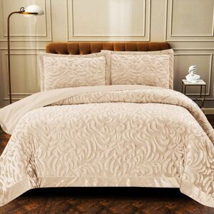 Mercer41 Holm Comforter Bedspread Beige 250 x 250 cm Bedspread Mercer41 Holm Comforter Bedspread Beige 250 x 250 cm Bedspread