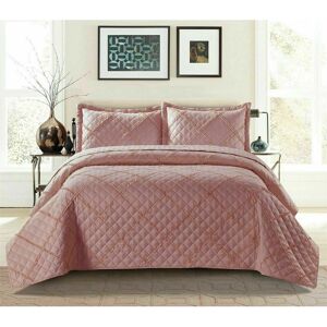 Mercer41 Pavie Quilt Pink W250 x L270cm Mercer41 Pavie Quilt Pink W250 x L270cm