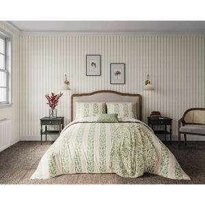 Helena Springfield Oak Stripe Cotton Duvet Cover Set - Super King Helena Springfield Oak Stripe Cotton Duvet Cover Set - Super King