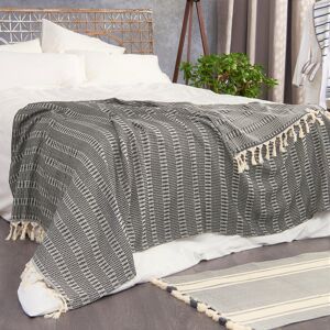 World Menagerie Senecal Throw Anthracite 150cm W X 210cm L World Menagerie Senecal Throw Anthracite 150cm W X 210cm L