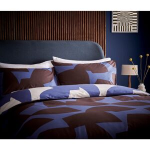 Helena Springfield Alva Cotton Duvet Cover Set - Super King - Blue Helena Springfield Alva Cotton Duvet Cover Set - Super King - Blue