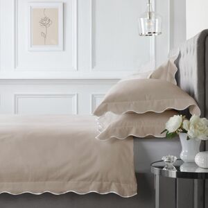 Appletree Natural Scallop Edge Duvet Cover - Bedding Set Appletree Natural Scallop Edge Duvet Cover - Bedding Set