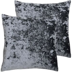 Paoletti Scatter Cushion With Filling Feathers/Pewter 55cm H X 55cm W X 20cm D Paoletti Scatter Cushion With Filling Feathers/Pewter 55cm H X 55cm W X 20cm D