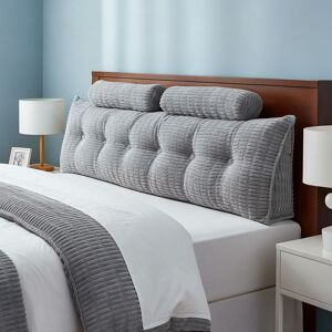 17 Stories Triangle Wedge Headboard Pillow Backrest Support Cushion Light Blue 180cm W 17 Stories Triangle Wedge Headboard Pillow Backrest Support Cushion Light Blue 180cm W