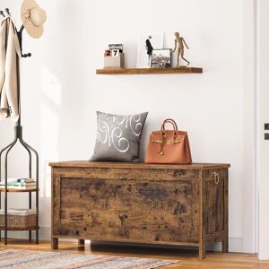 Alpen Home Blanket Chest Rustic Brown 48cm H X 100cm W X 40cm D Alpen Home Blanket Chest Rustic Brown 48cm H X 100cm W X 40cm D