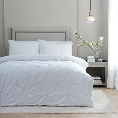 Paoletti Elysia Cotton Duvet Cover Set Set Black King Duvet Cover + 2 Standard Pillowcases Paoletti Elysia Cotton Duvet Cover Set Set Black King Duvet Cover + 2 Standard Pillowcases