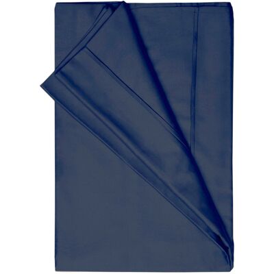 Belledorm Plain Dye 200 TC Egyptian-Quality Cotton Percale Flat Sheet Navy Kingsize (5') Belledorm Plain Dye 200 TC Egyptian-Quality Cotton Percale Flat Sheet Navy Kingsize (5')