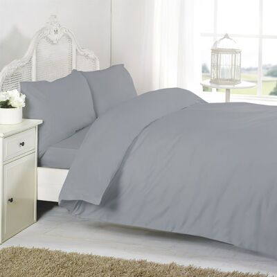Ebern Designs Brittneyann Duvet Cover Set Grey Super King Duvet Cover + 2 Standard Pillowcases Ebern Designs Brittneyann Duvet Cover Set Grey Super King Duvet Cover + 2 Standard Pillowcases