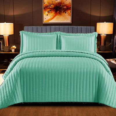 Canora Grey Alivea Quilt Green 240cm W X 7cm L Canora Grey Alivea Quilt Green 240cm W X 7cm L