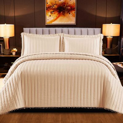 Canora Grey Alivea Throw Blanket Beige 240cm W X 7cm L Canora Grey Alivea Throw Blanket Beige 240cm W X 7cm L
