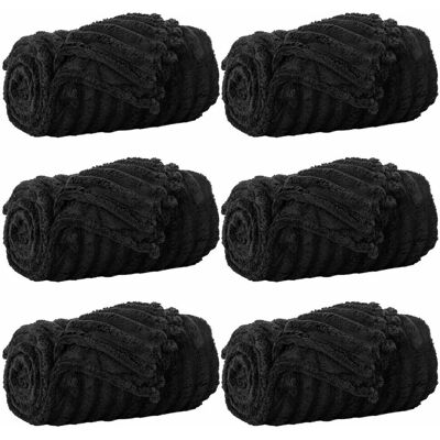 Vidaxl Throw Blankets 6 Pcs Cream 240 X 220 Cm Fleece Black 240cm x 220cm Vidaxl Throw Blankets 6 Pcs Cream 240 X 220 Cm Fleece Black 240cm x 220cm