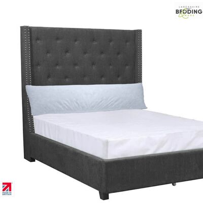 Lancashire Textiles Ltd Full Body Bolster, Polycotton Casing, Hollowfiber Filling, Orthopedic Soft Support Pillow Light Blue 48 x 180 cm Lancashire Textiles Ltd Full Body Bolster, Polycotton Casing, Hollowfiber Filling, Orthopedic Soft Support Pillow Light Blue 48 x 180 cm