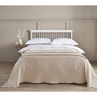 Symple Stuff Hotel Waffle Blanket Bedspread Taupe 225 x 250cm Bedspread Symple Stuff Hotel Waffle Blanket Bedspread Taupe 225 x 250cm Bedspread