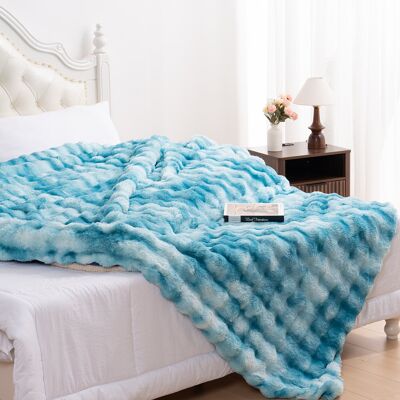 ORHOPUI Cozy and Comfortable Faux Fur Blanket A soft, plush blanket perfect for sofas, featuring a fluffy, thick, and plush texture. Ideal for sofas, bedrooms Light Blue 152x203 ORHOPUI Cozy and Comfortable Faux Fur Blanket A soft, plush blanket perfect for sofas, featuring a fluffy, thick, and plush texture. Ideal for sofas, bedrooms Light Blue 152x203
