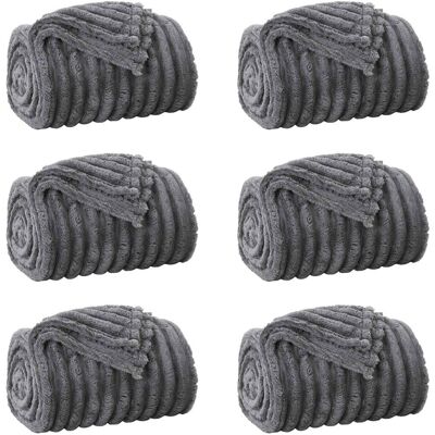 Vidaxl Throw Blankets 6 Pcs Cream 240 X 220 Cm Fleece Dark Grey 240cm x 220cm Vidaxl Throw Blankets 6 Pcs Cream 240 X 220 Cm Fleece Dark Grey 240cm x 220cm