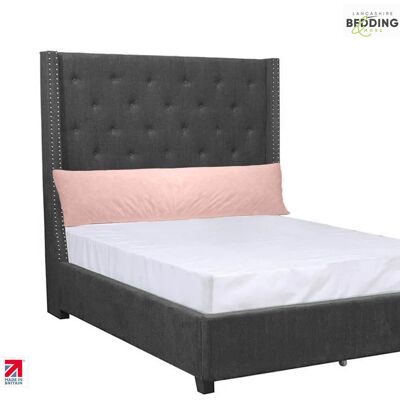 Lancashire Textiles Ltd Full Body Bolster, Polycotton Casing, Hollowfiber Filling, Orthopedic Soft Support Pillow Light Pink 48 x 180 cm Lancashire Textiles Ltd Full Body Bolster, Polycotton Casing, Hollowfiber Filling, Orthopedic Soft Support Pillow Light Pink 48 x 180 cm